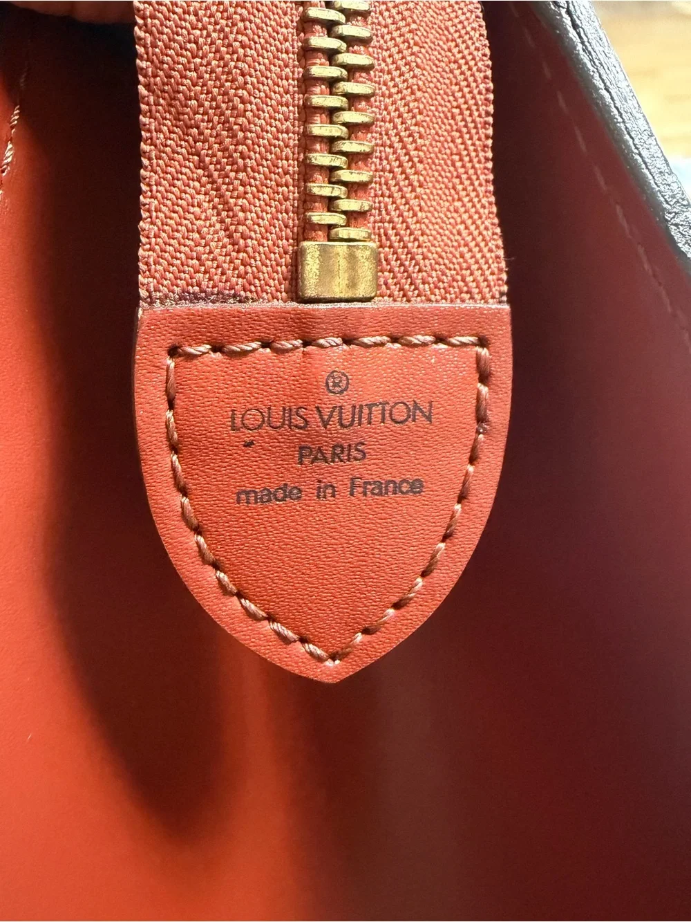 Louis Vuitton Riviera Epi leather brown briefcase